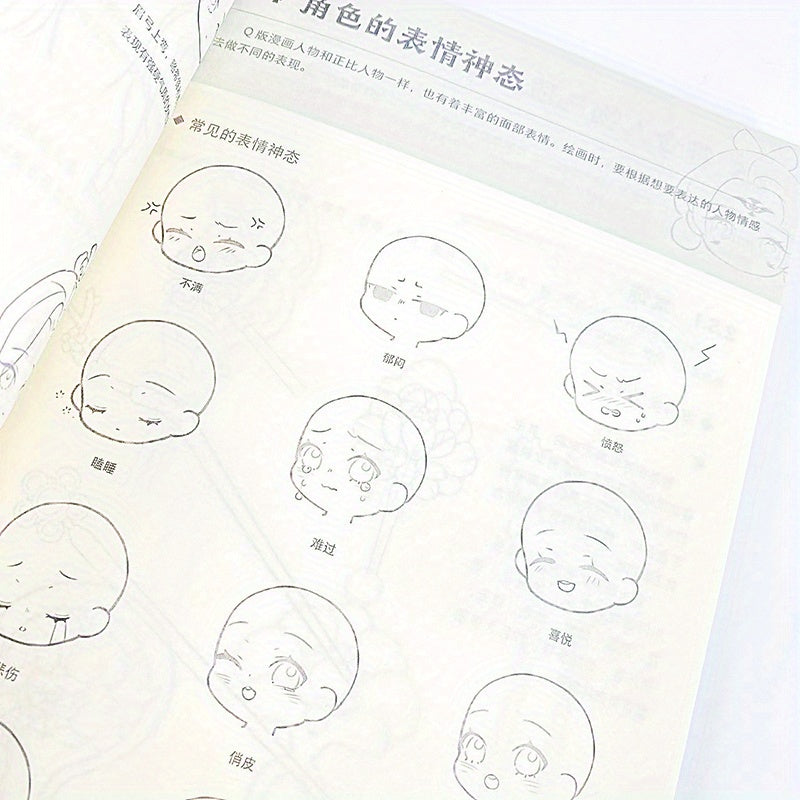 Древние милые аниме-персонажи, нарисованные в простом уроке от Winshare в китайской версии.