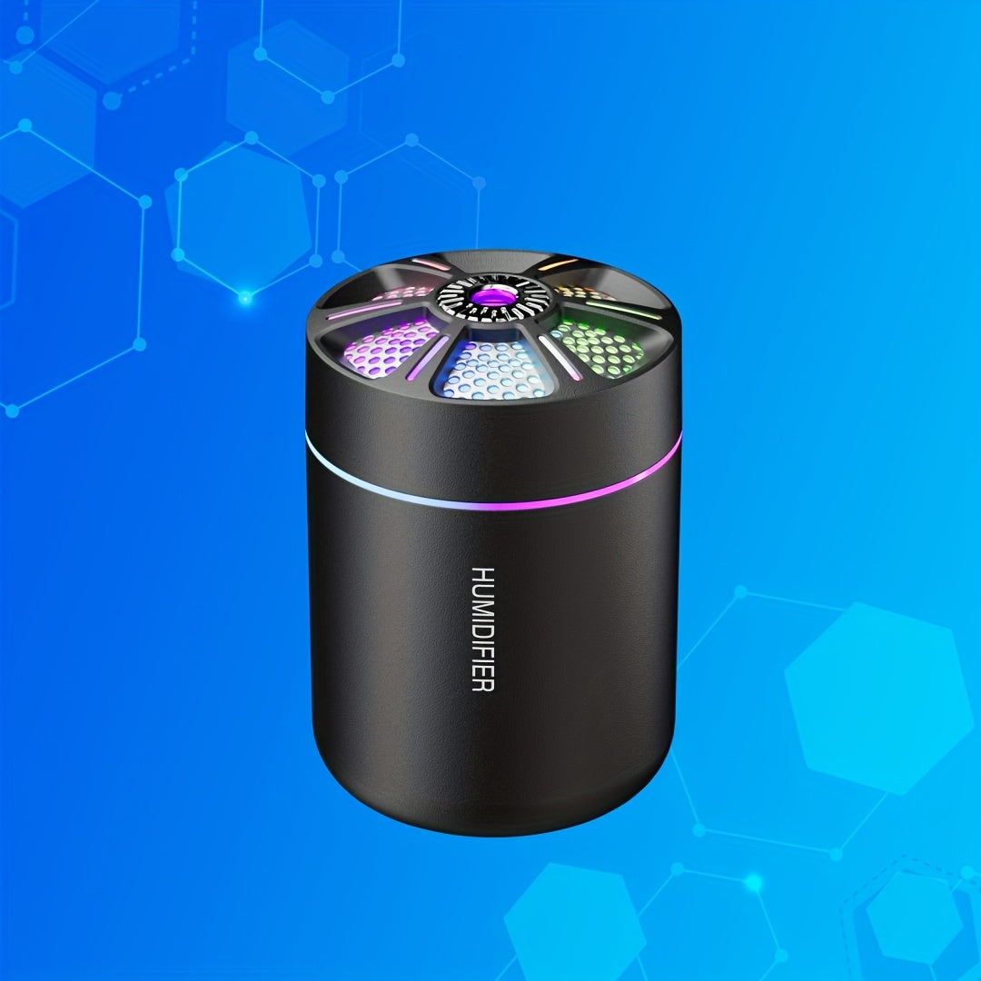 USB quvvatlangan Nano Mist namlagichi Avtomobil, Ofis, Yotoqxona uchun - 180ml sig‘im, Hidlanmagan - Barcha teri turlari uchun xavfsiz.