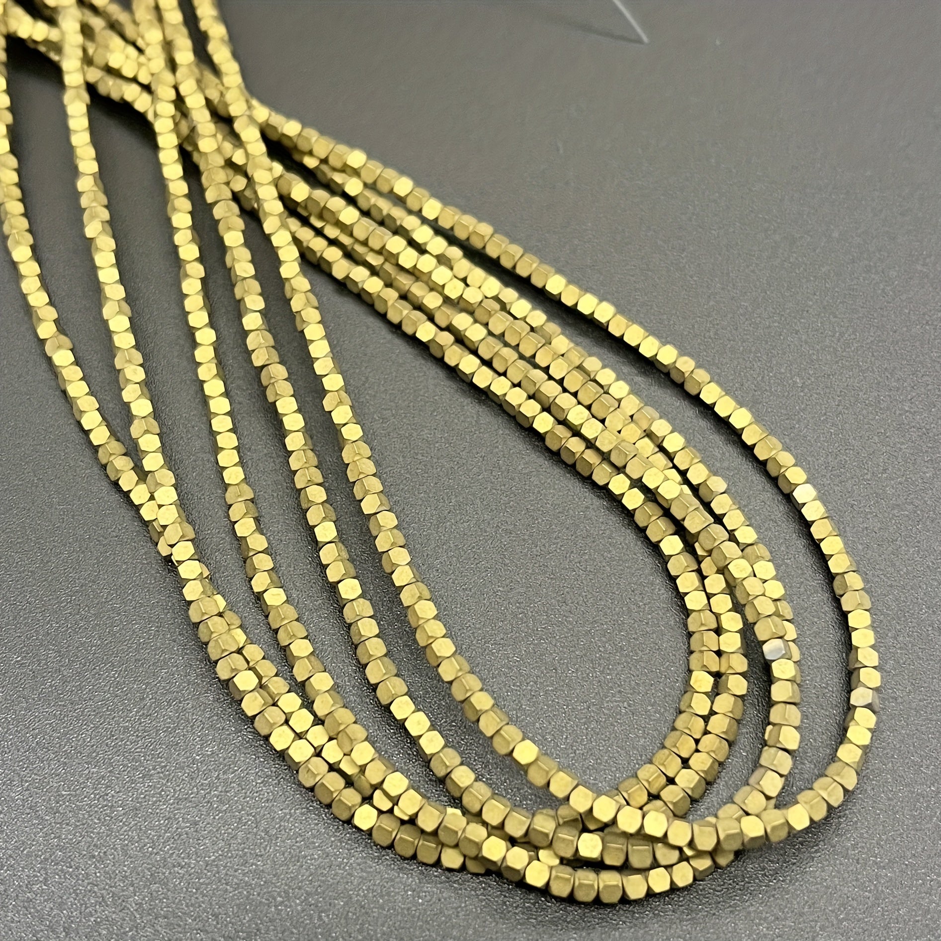 Hematite Small Square Beads 2/3mm Jewelry Making Supplies