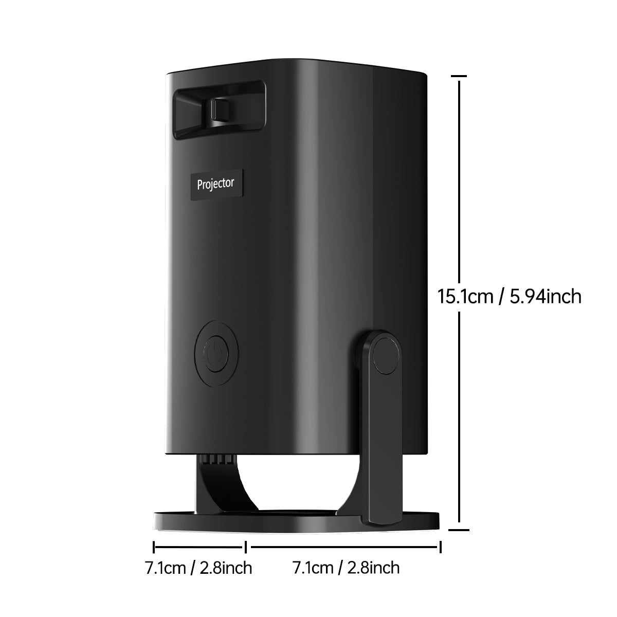 Home Projector HD Automatic Complete Setup Supports 1080P