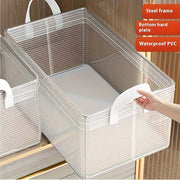 Caja de almacenamiento plegable para ropa, lavable y apilable, organizador para pantalones y ropa interior