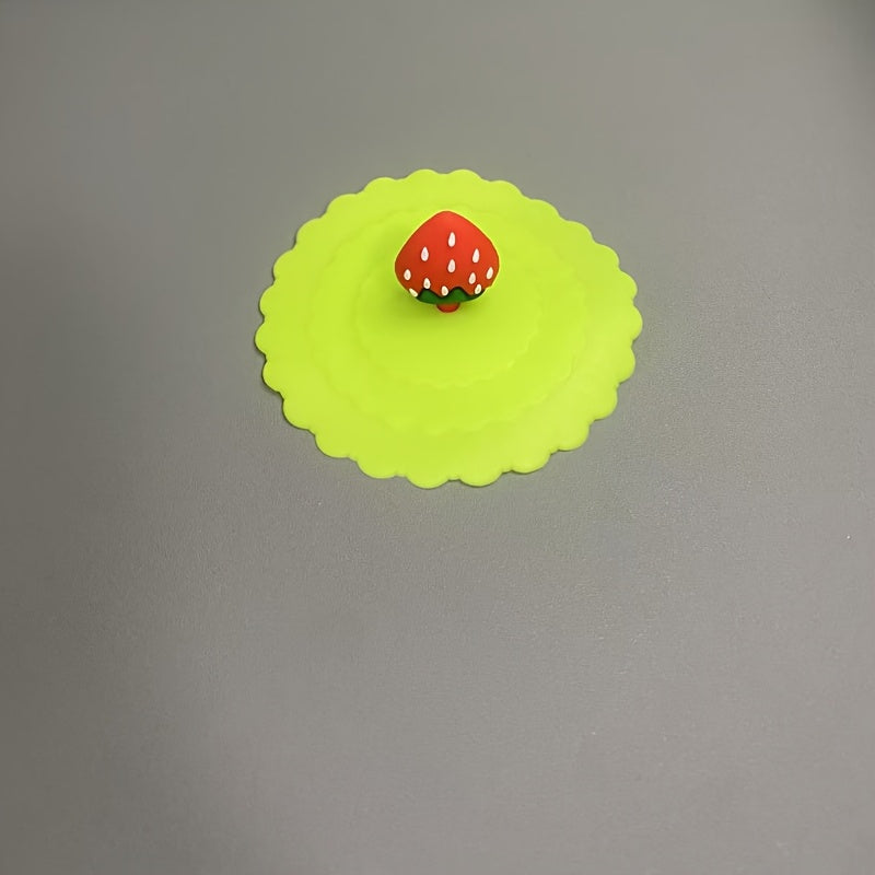 Set of 3 Silicone Cup Covers Leakproof Dustproof BPA-Free for Ceramic, Glass, and Bowl Lids