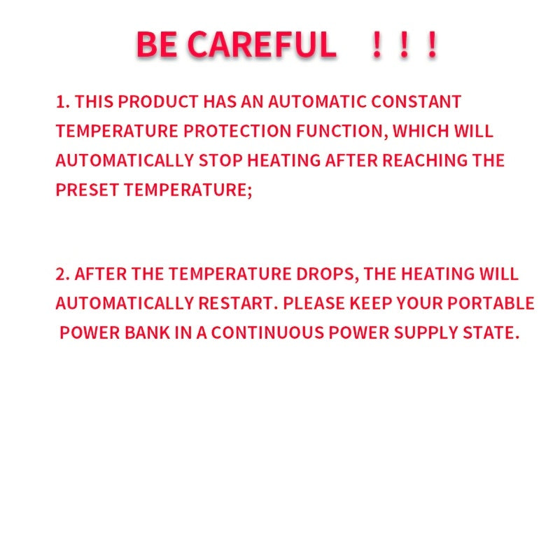 Unisex Electric Heating Insoles USB Rechargeable Shoe Inserts with Carbon Fiber Heating Element