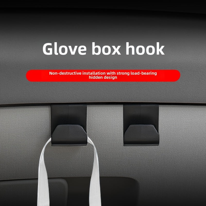 Car Interior Storage Hook Wall-Mounted Organizer Durable Plastic