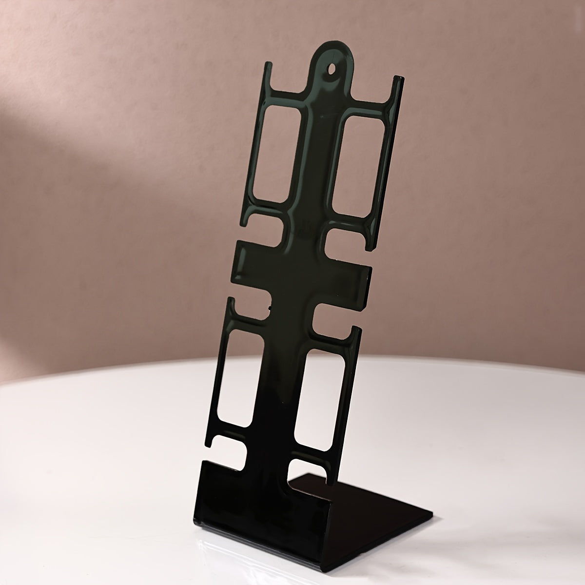 Пластиковая подставка для украшений с отделениями для часов, серег, ожерелий и другого