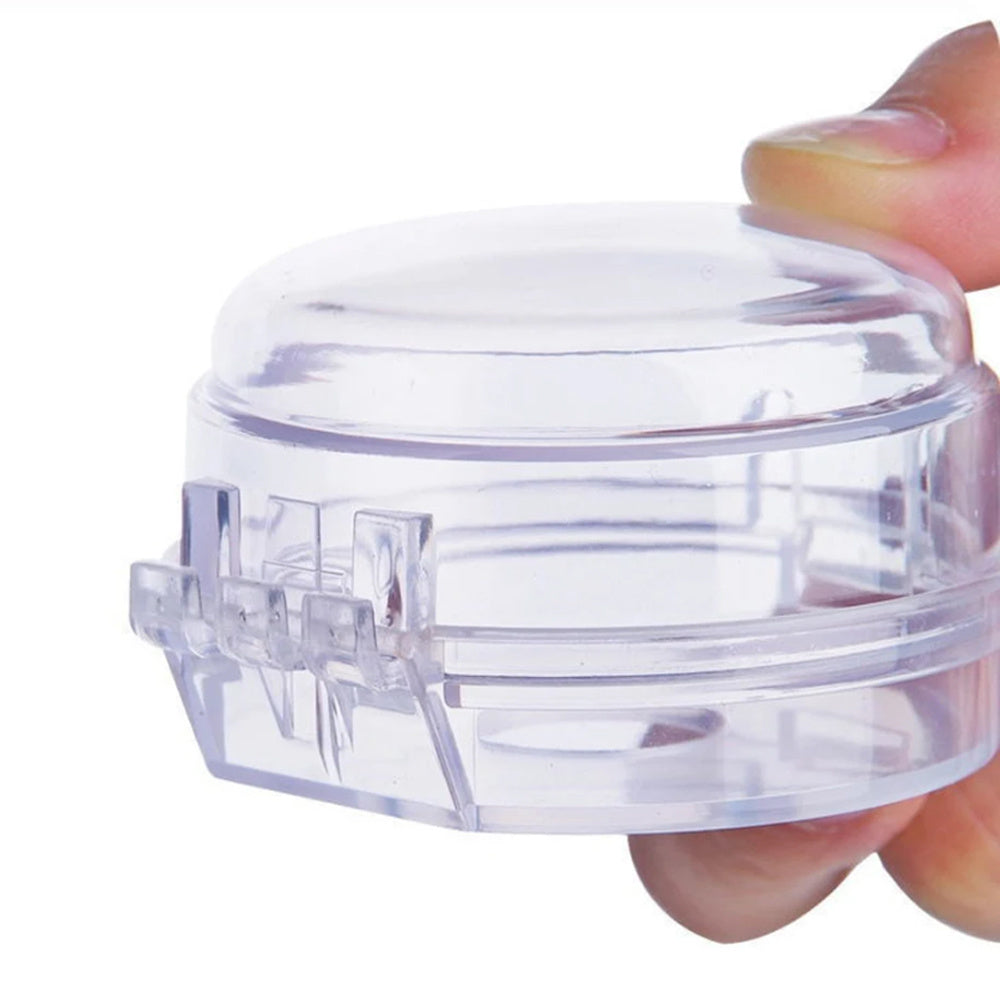 Set of 8 Gas Stove Knob Covers Plastic Safety Protects Cookware for All Ovens