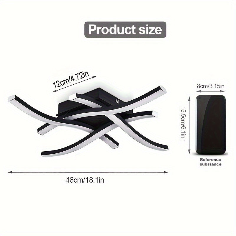 46 Chinese Knot String Lights Indoor Decorative LED Silver Grey Metal