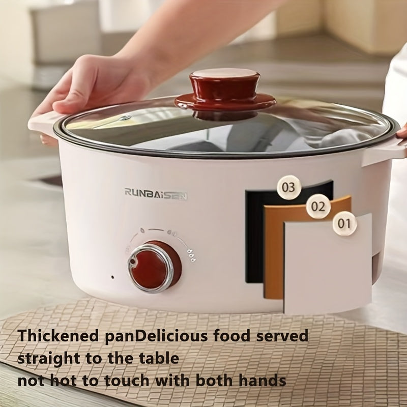 Uy uchun, yotoqxona va kichik yig'ilishlar uchun katta quvvatli elektr issiq qozon. Kichik elektr qovurilgan panani o'z ichiga oladi. Oila yig'ilishlari uchun mukammal. Mehnat kuni sovg'asi.