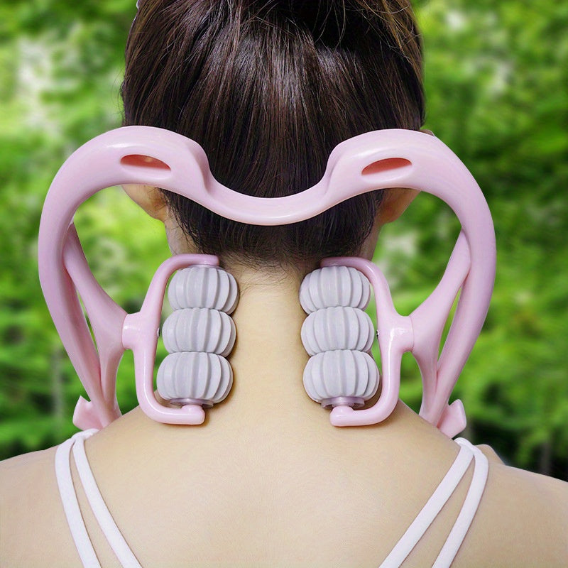 Ergonomik qo'l bilan bo'yin va yelka massaj qiluvchi, taranglikni kamaytirish uchun ko'p funksiyali yoğurma valiklari bilan. Bo'yin kuchlanishini kamaytiradi, batareya talab qilinmaydi.