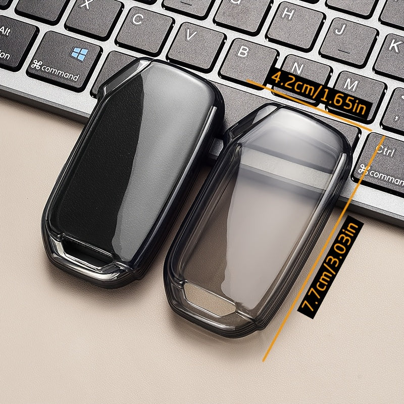 Unisex TPU Protective Car Key Cover Full Coverage for SUV Remote