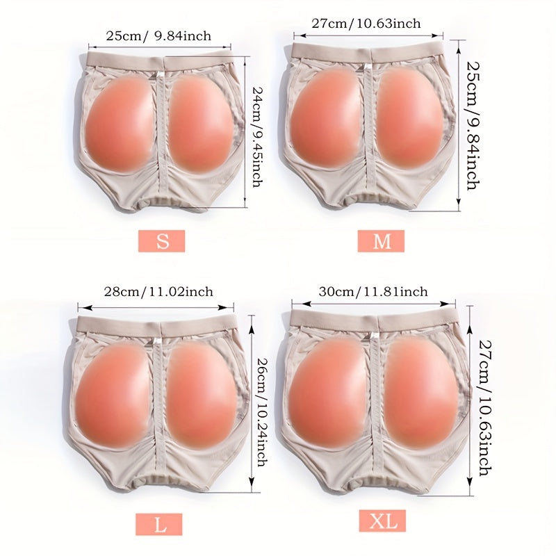 Women's Silicone Hip Pad Underwear Inserts for Buttocks Enhancement Lingerie Accessory