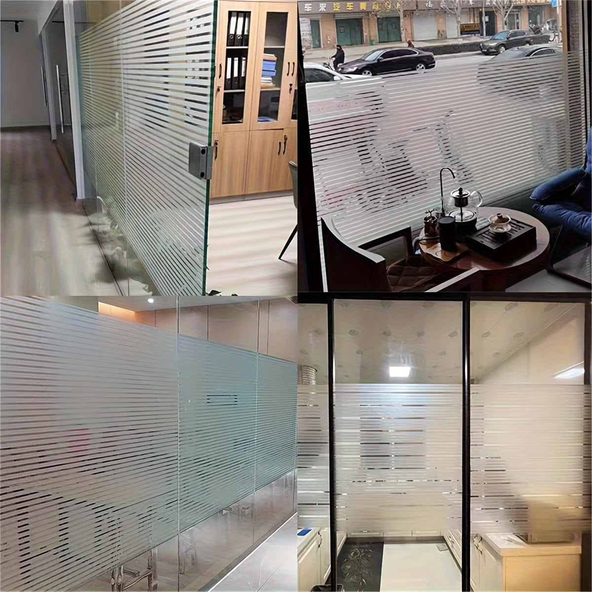 Decorative Static Glass Window Film for Home and Office Living Room