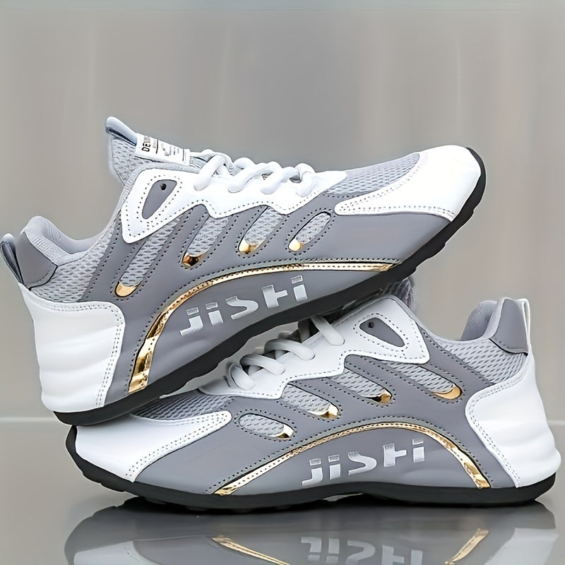 Men's High-Top Outdoor Sneakers Fabric Rubber Casual Hiking Street Shoes