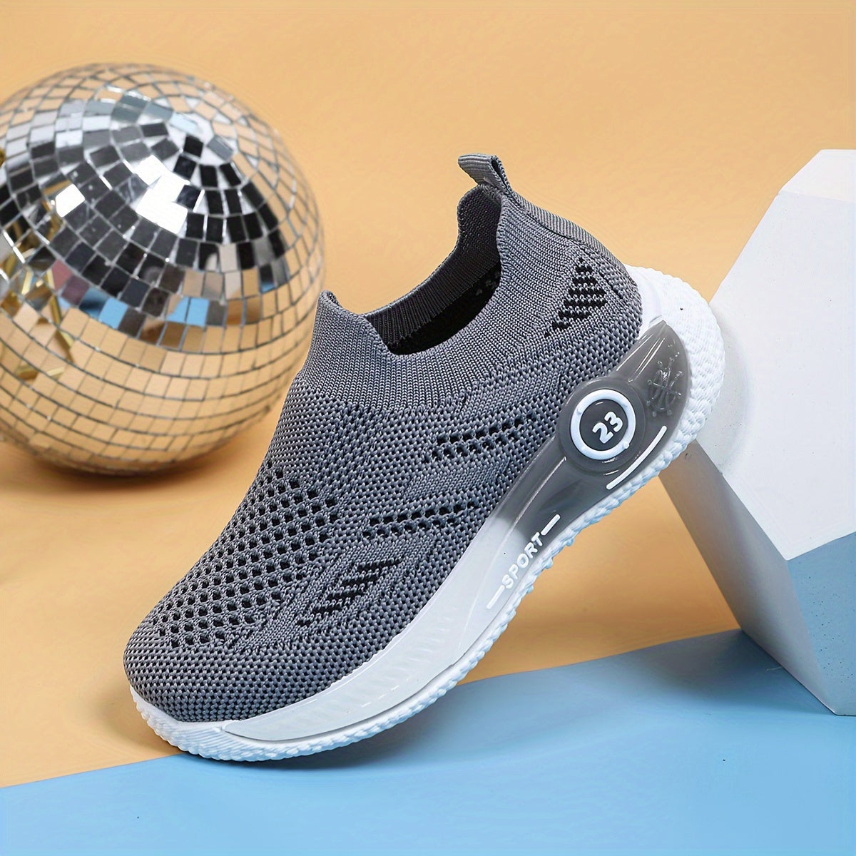 Kids' Mesh Slip-On Sports Shoes for Boys and Girls Casual Daily Wear