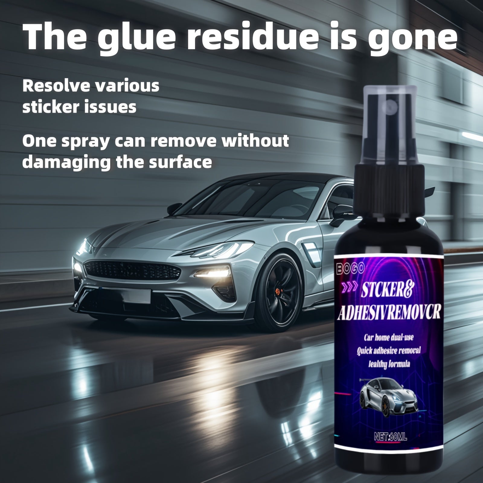 Universal Adhesive Remover Set for Stickers and Double-Sided Tape