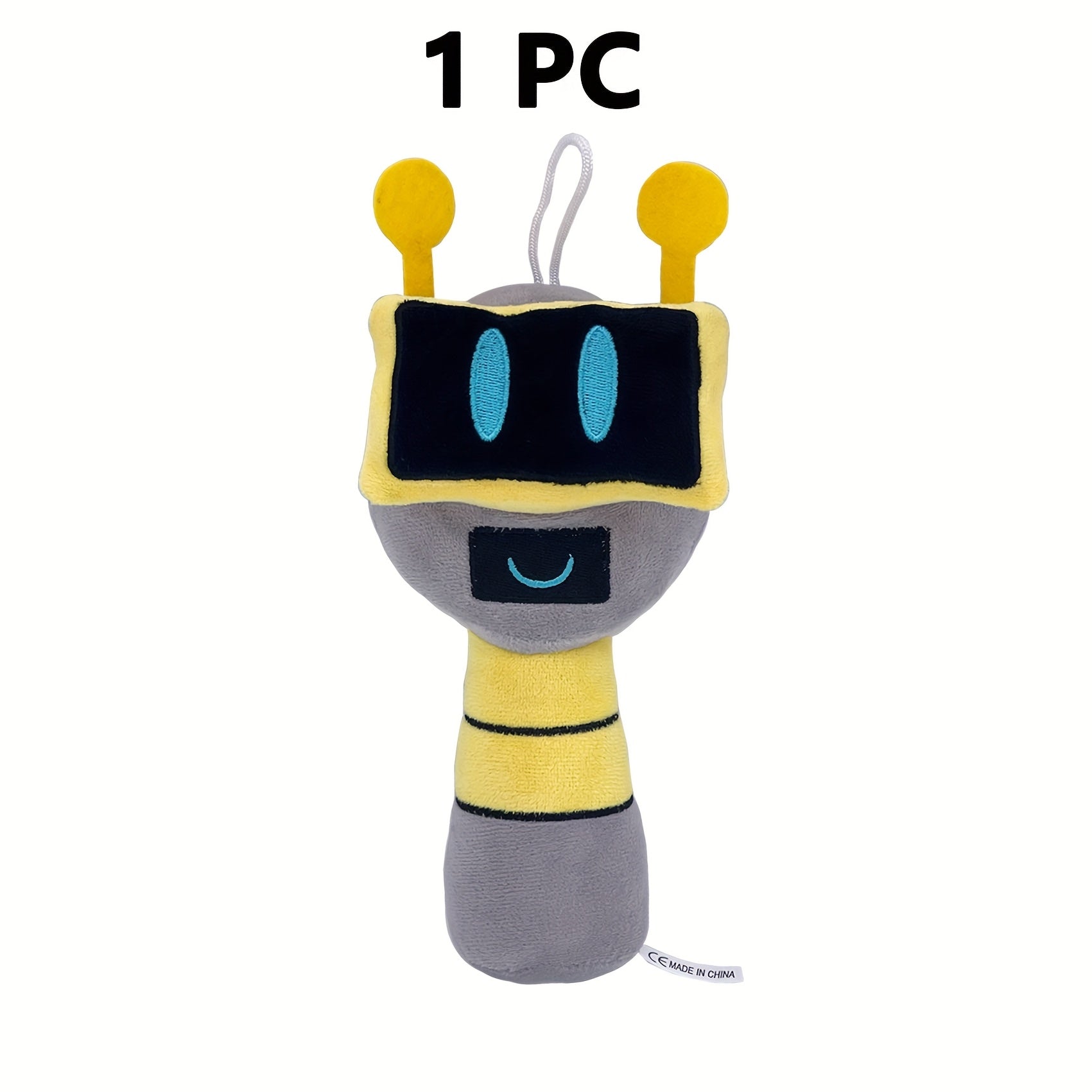 Muñeca de peluche para bebés y niños, material de peluche suave, blanco y negro, regalo para cumpleaños y fiestas