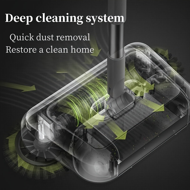 3-in-1 Broom and Dust Collector Set for Indoor Outdoor Cleaning Long Handle