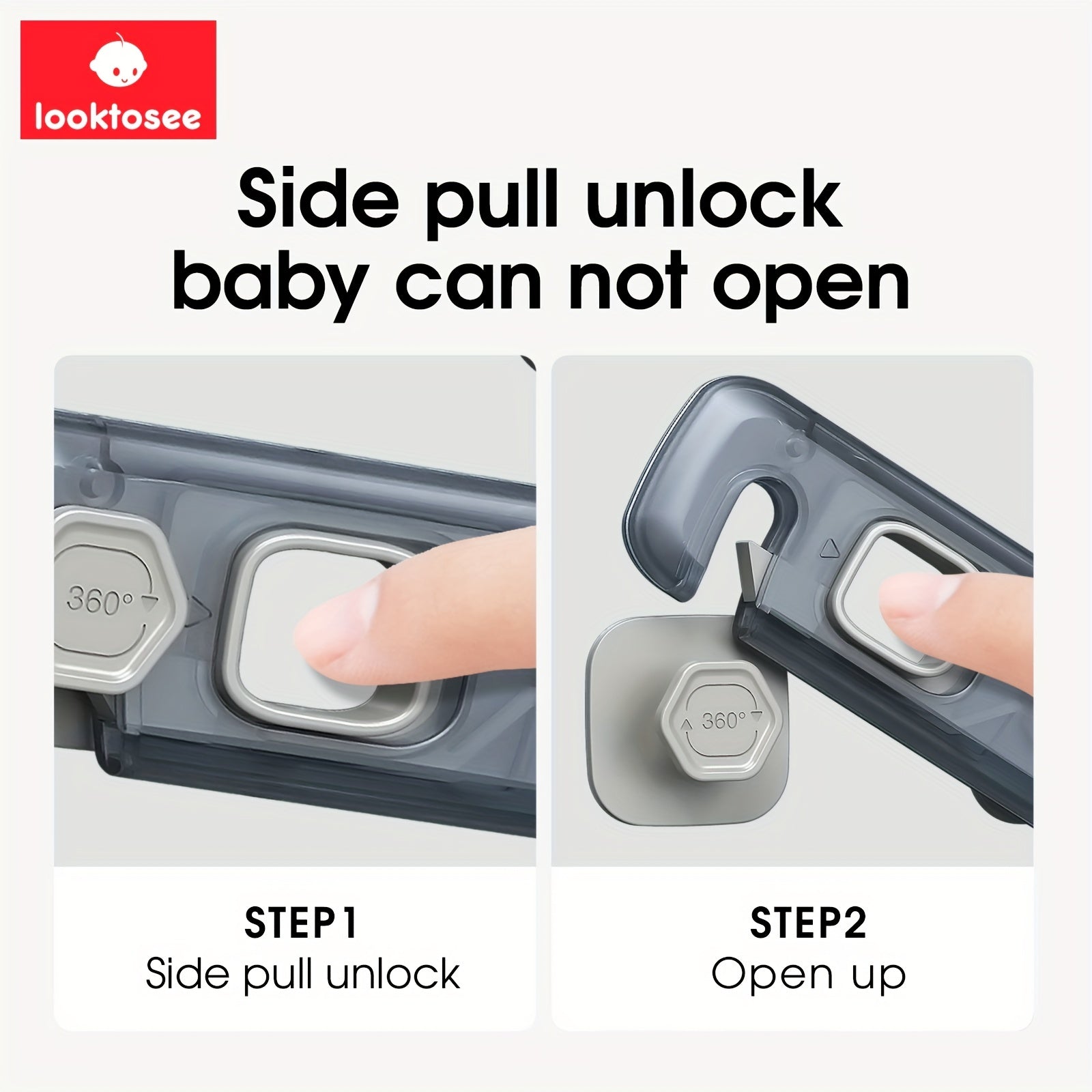 Child Safety Locks 2 Pack for Baby Protection from Fire and Dangers