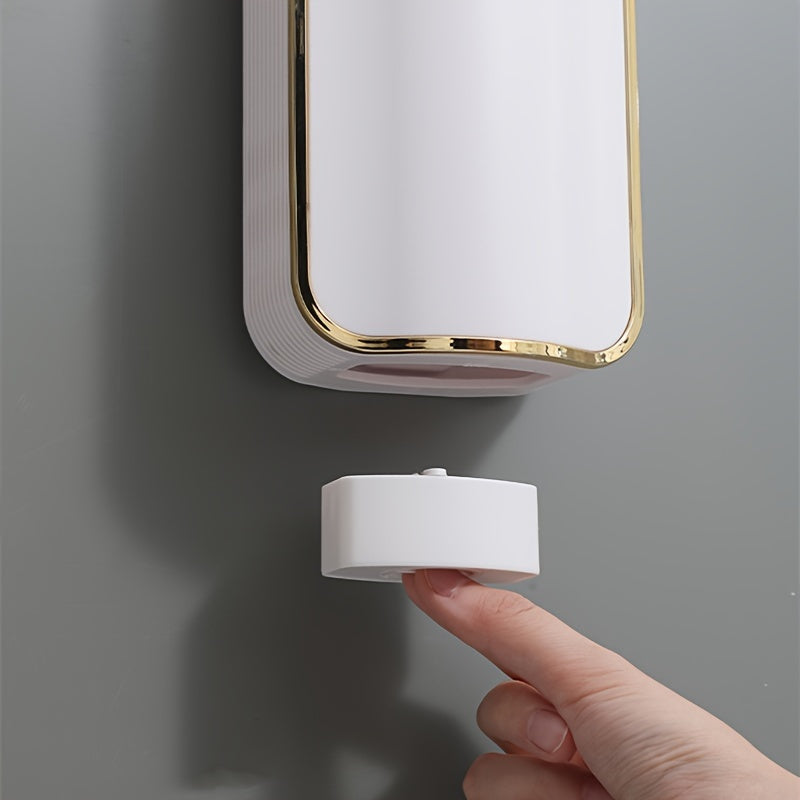 Toilet Brush Set with Extended Handle Wall Mount ABS PP TPR Durable Material