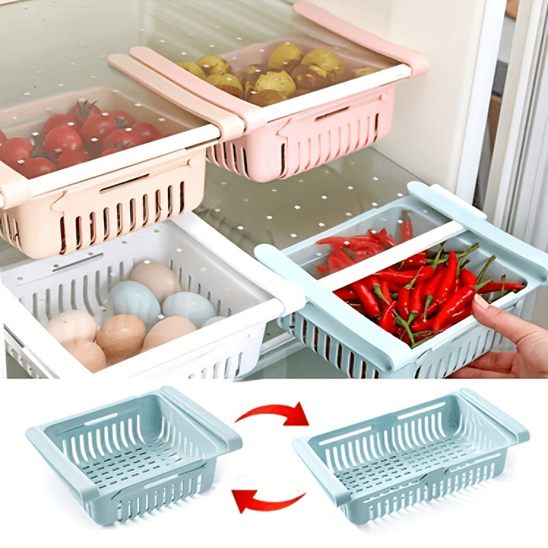 Многоуровая полка для хранения холодильника, органайзер для свежих продуктов, разделитель для кухни