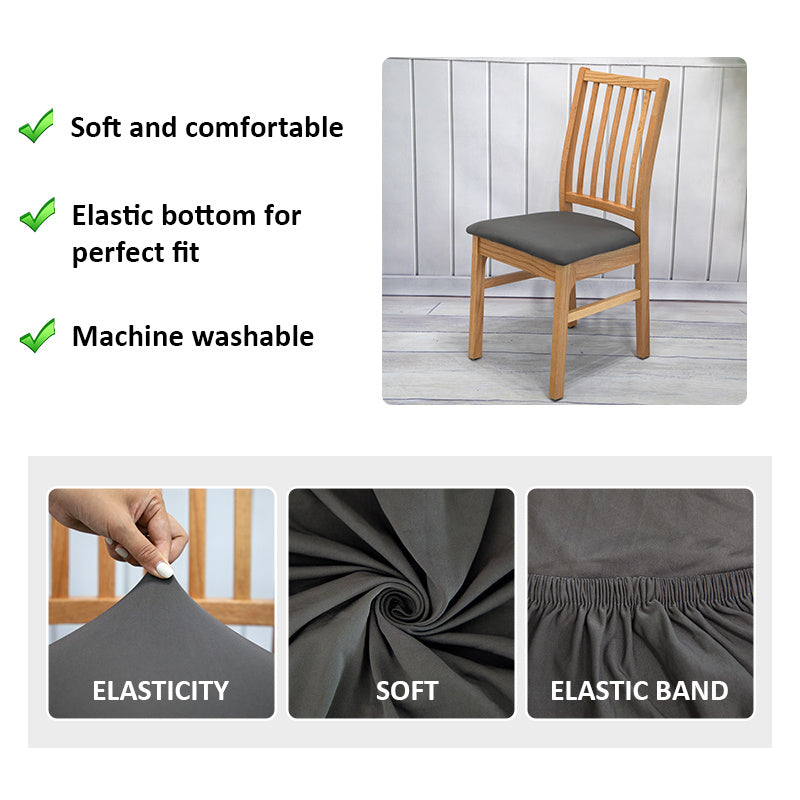 Чехол на подушку для стула цвета молока для кухонных и обеденных стульев, прочный и удобный