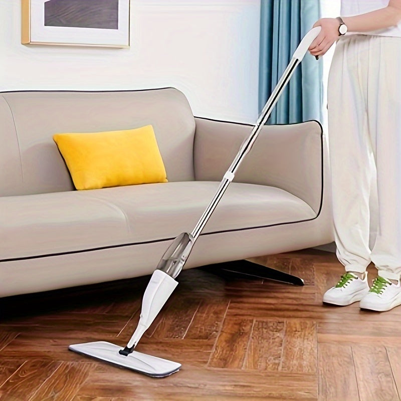 Multi-Functional 2-in-1 Spray Mop with Washable Pads for Wet and Dry Cleaning