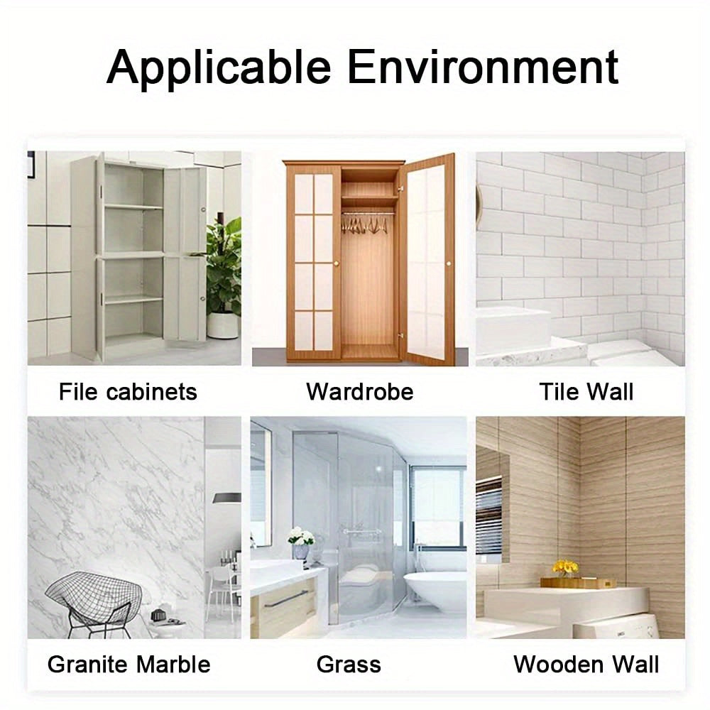 10 Contemporary Plastic Wall Mount Utility Hooks Self-Adhesive for Closets and Showcases