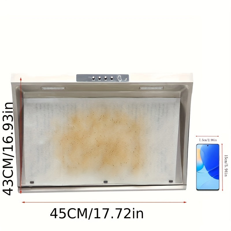 12/24 шт. одноразовые кухонные крышки для вытяжки, водоотталкивающая пленка, поглощающая масло