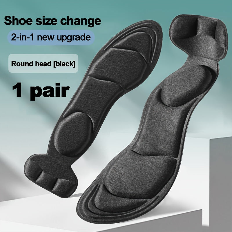 Women's 2-in-1 Breathable Memory Foam Insoles for High Heels and Boots