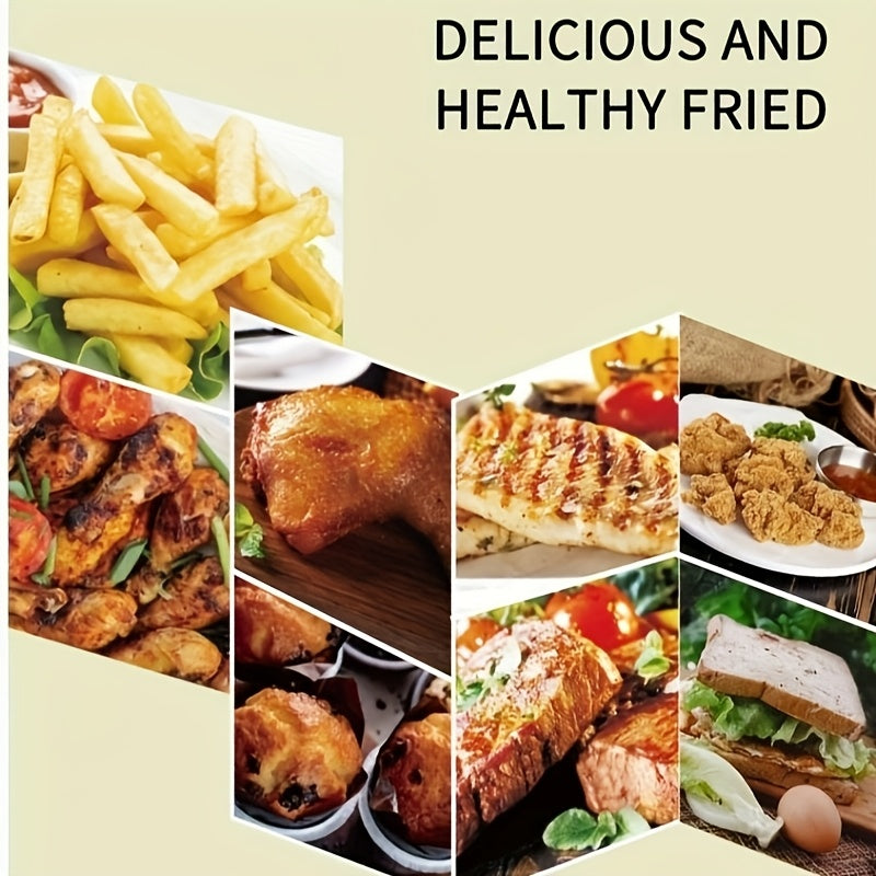 Digital oil-free rice cooker 6 preset cooking functions 10L air fryer for family camping