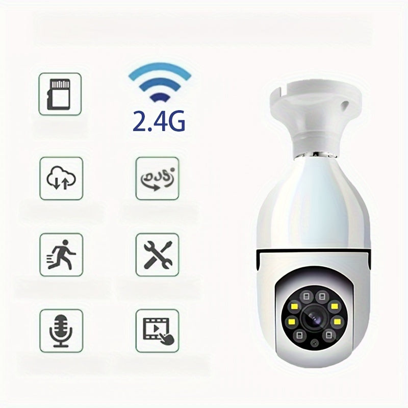 Smart Home Camera WiFi Night Vision Two-Way Audio Wide Angle Remote Monitoring