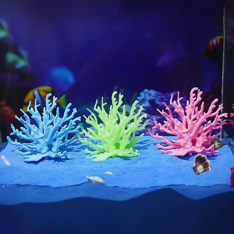 Imitation Coral Decoration for Aquarium and Living Room Fish Tank PVC