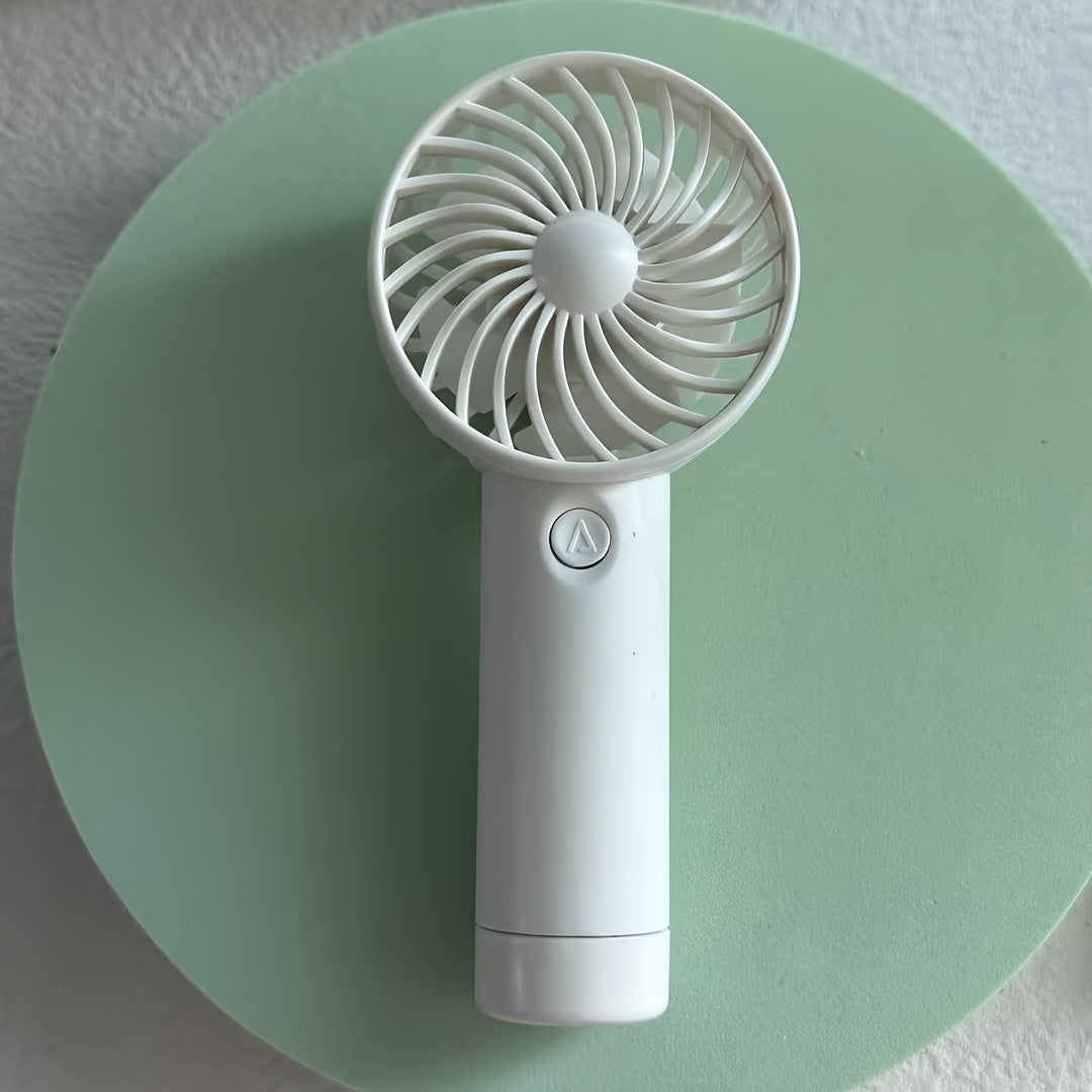 Mini Personal Handheld Fan with 3 Speeds USB Rechargeable Quiet Operation