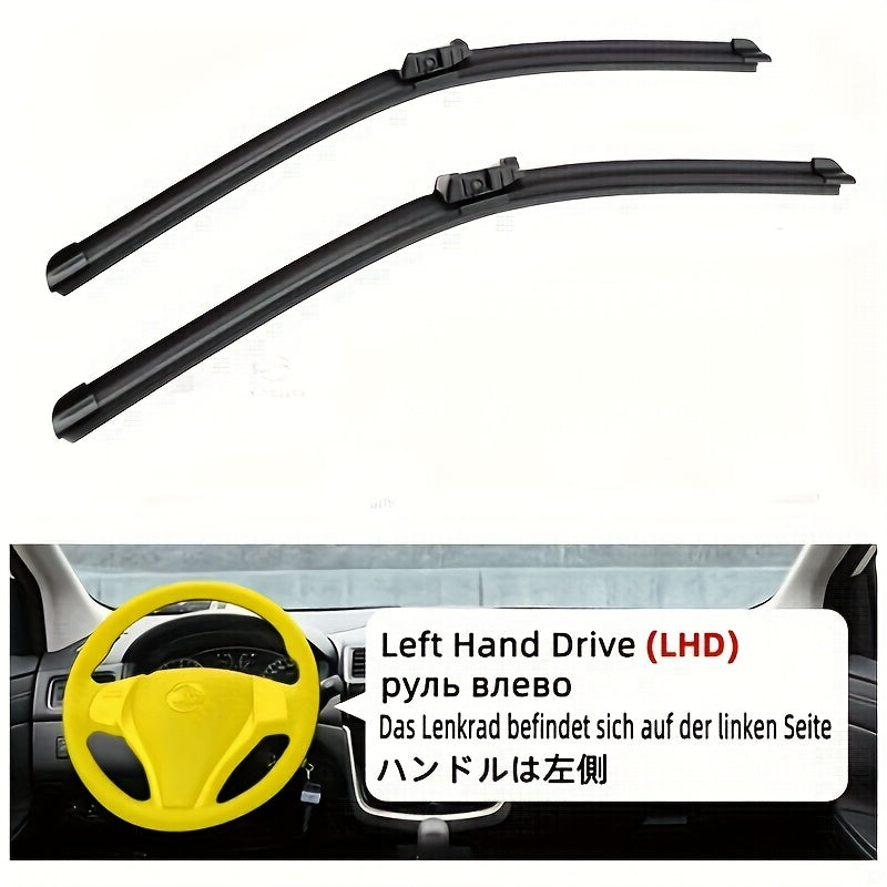 Front Windshield Wiper Blades for Sedan Rear Window Brush Accessories