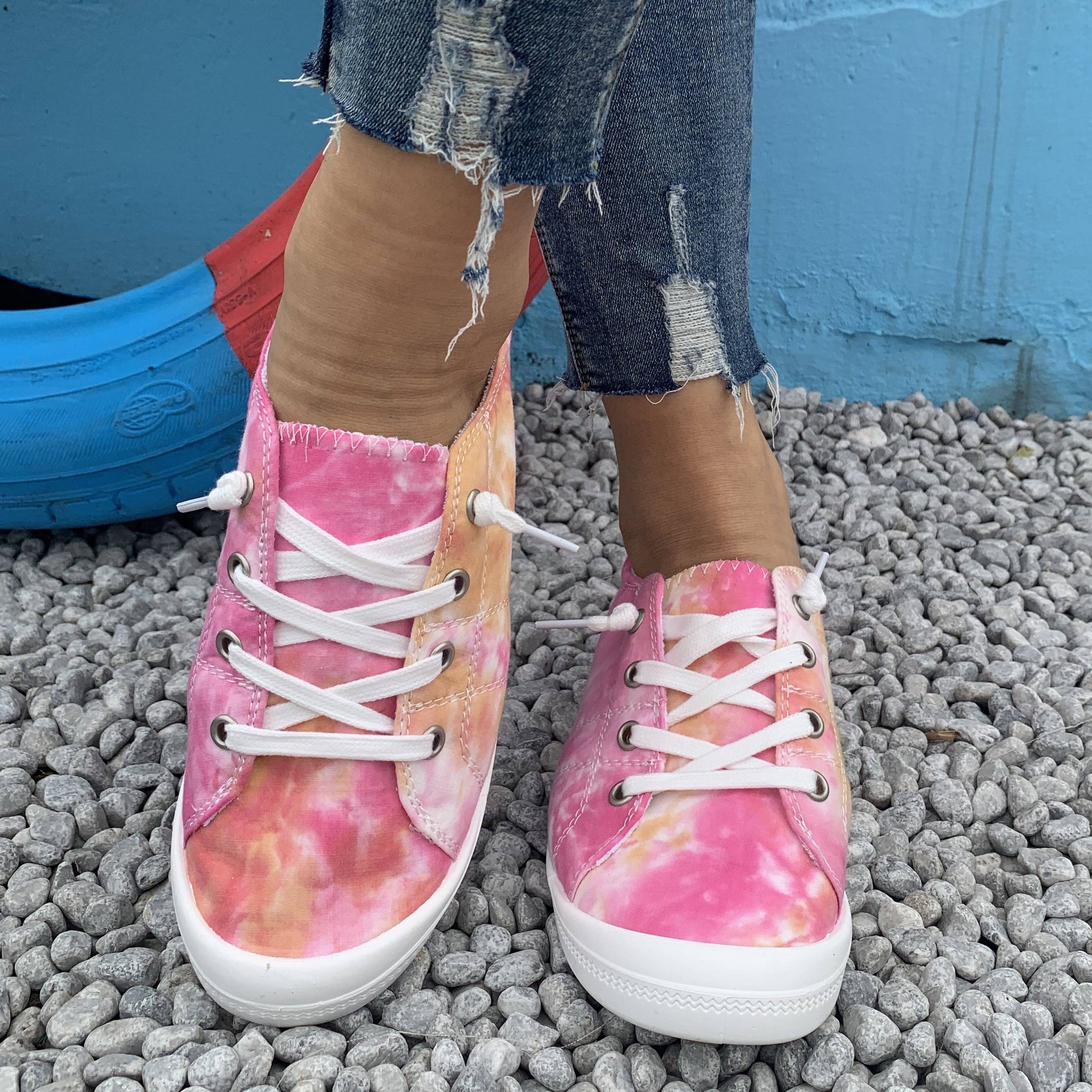 Women's Casual Flat Slides with Soft Sole and Fabric Upper