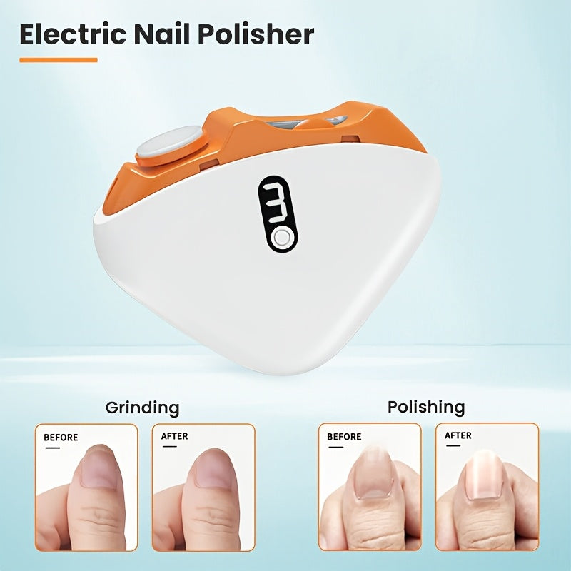 Electric Nail Clipper with 3-Speed Adjustable LED Light for Manicures and Nail Care in Travel and Home