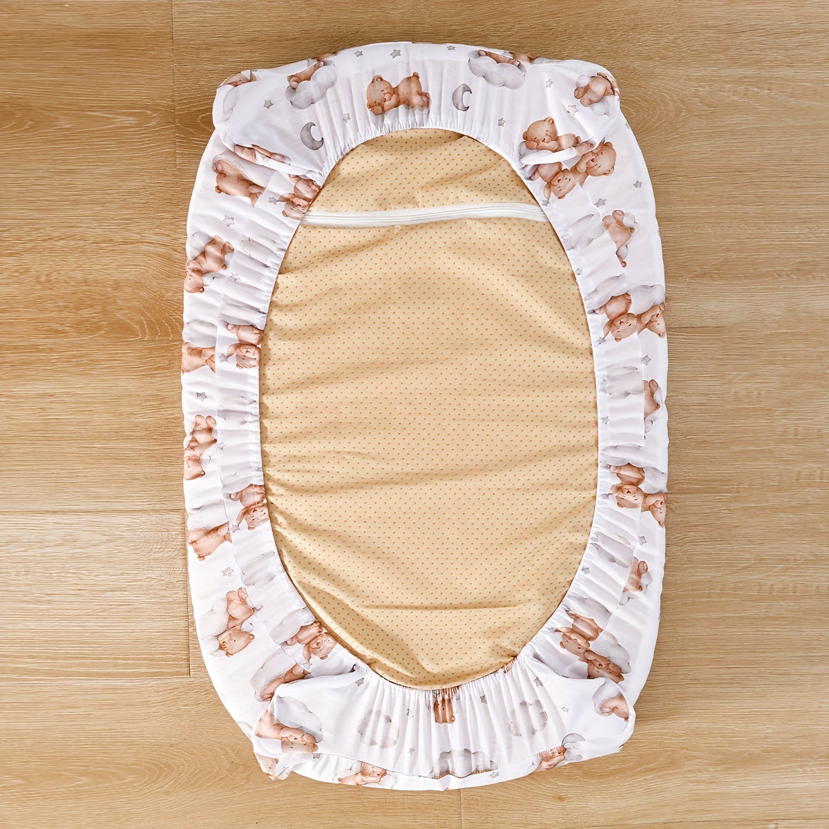 Sábana de poliéster suave para moisés con estampado de animales para bebés