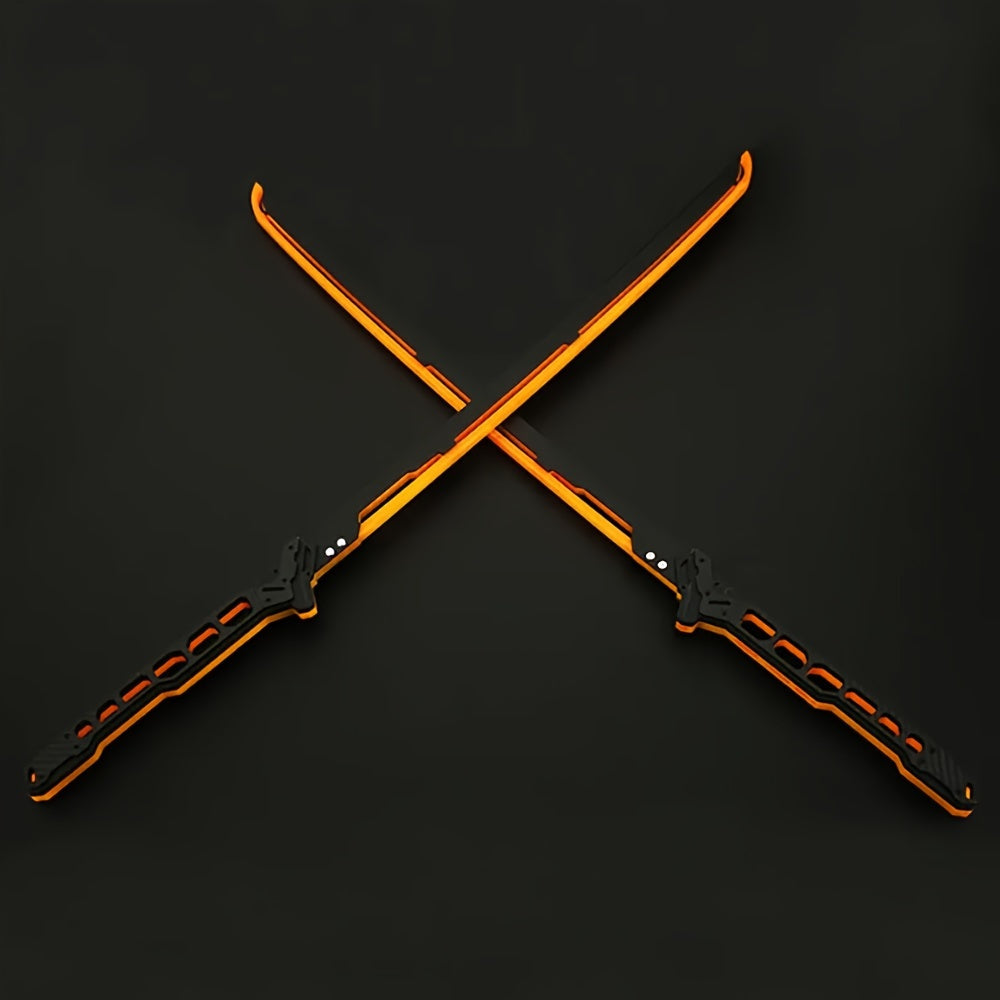 LED Illuminated Samurai Sword Replica 80cm Acrylic Cyberpunk Katana for Cosplay Party Photography