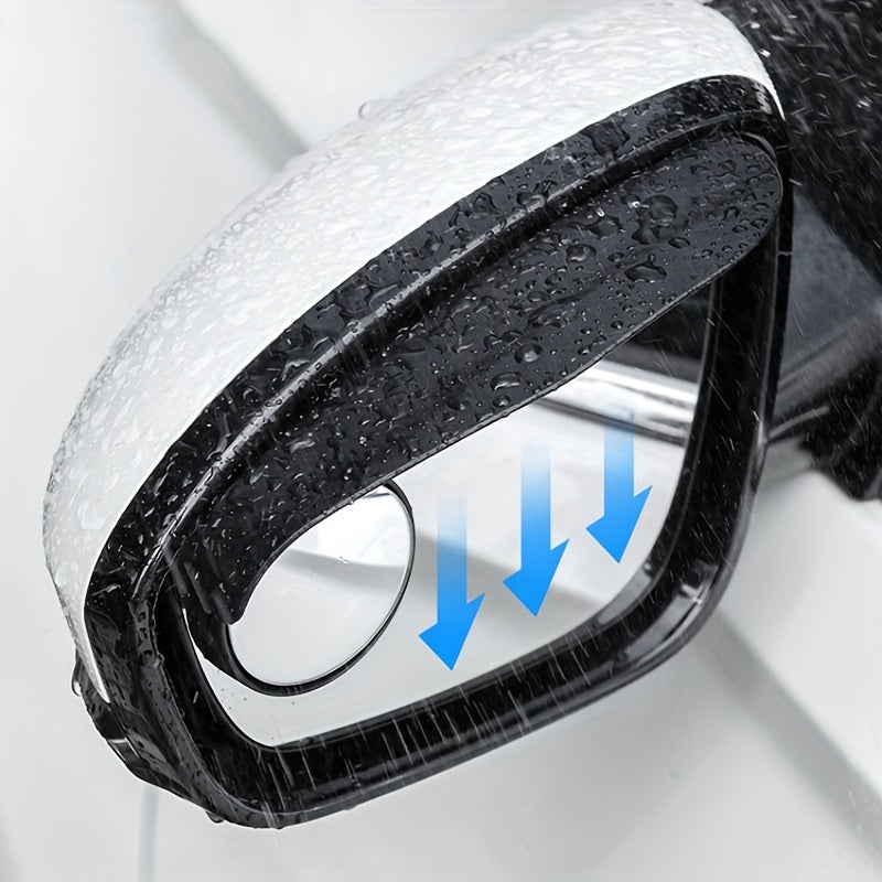 2 ta paket Avtomobilning ko'rish maydonchasi uchun ko'zgu yomg'ir qoplami orqa ko'rinish kengaytirilgan ko'rinish xavfsizlik