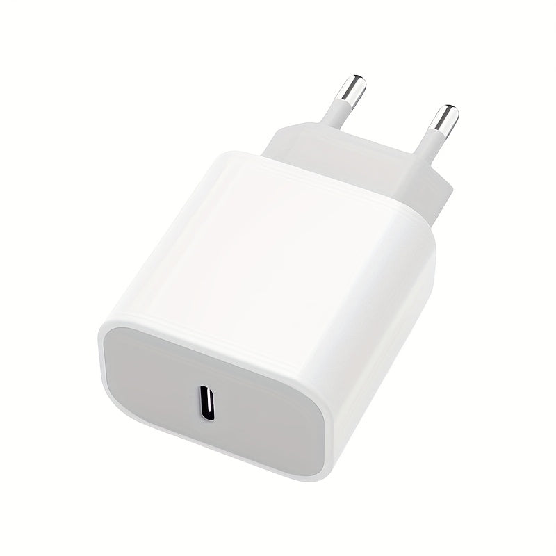 USB C Быстрая Зарядка, 201.17 см, 5-10 Вт, Европейская стандартная вилка, для моделей Apple iPhone и iPad без аккумулятора.