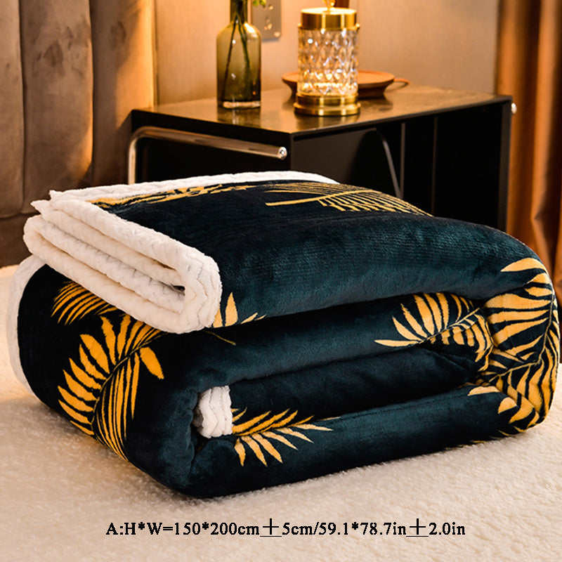 Hozirgi zamon ikki tomonlama marjon to'quv ko'rpa - Ushbu 1 dona ko'rpa 100% polyesterdan tayyorlangan bo'lib, tikuvli dizayn va raqamli bosma bilan bezatilgan. U to'qilmagan va 200-250gsm og'irlikdagi qalin Berber to'quviga ega. Ushbu ko'rpa mos keladi