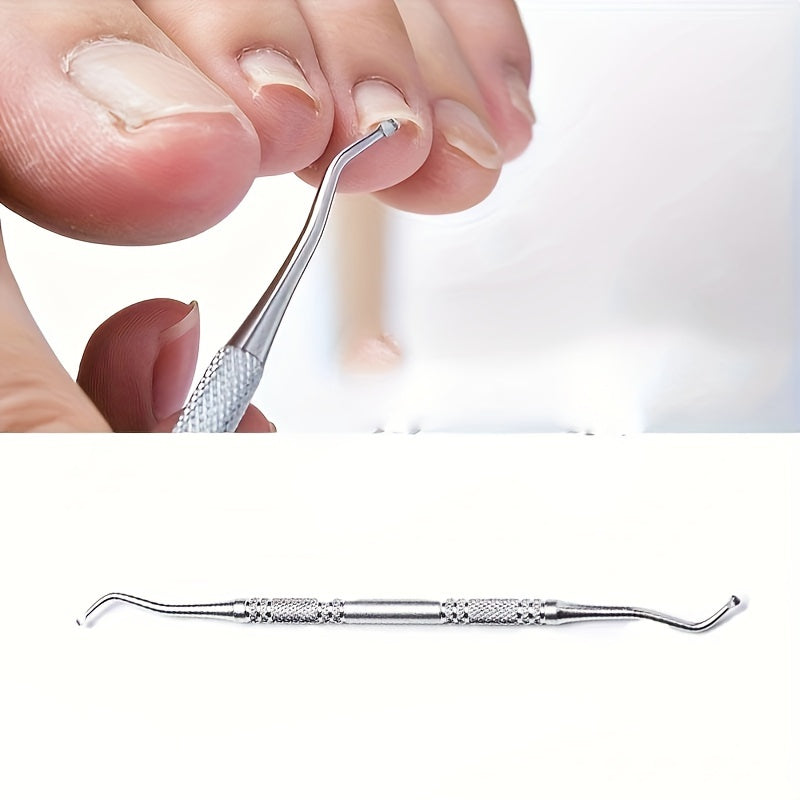 Unisex Stainless Steel Toenail Tools Toenail File Nail Cleaner Set