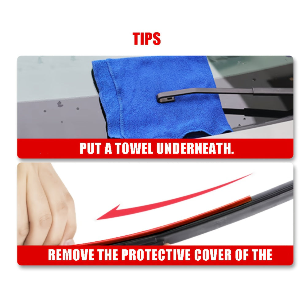 Barcha mavsumlar uchun avtomobil shisha oynasi qopqog'i o'rnatuvchi 55.88cm juft