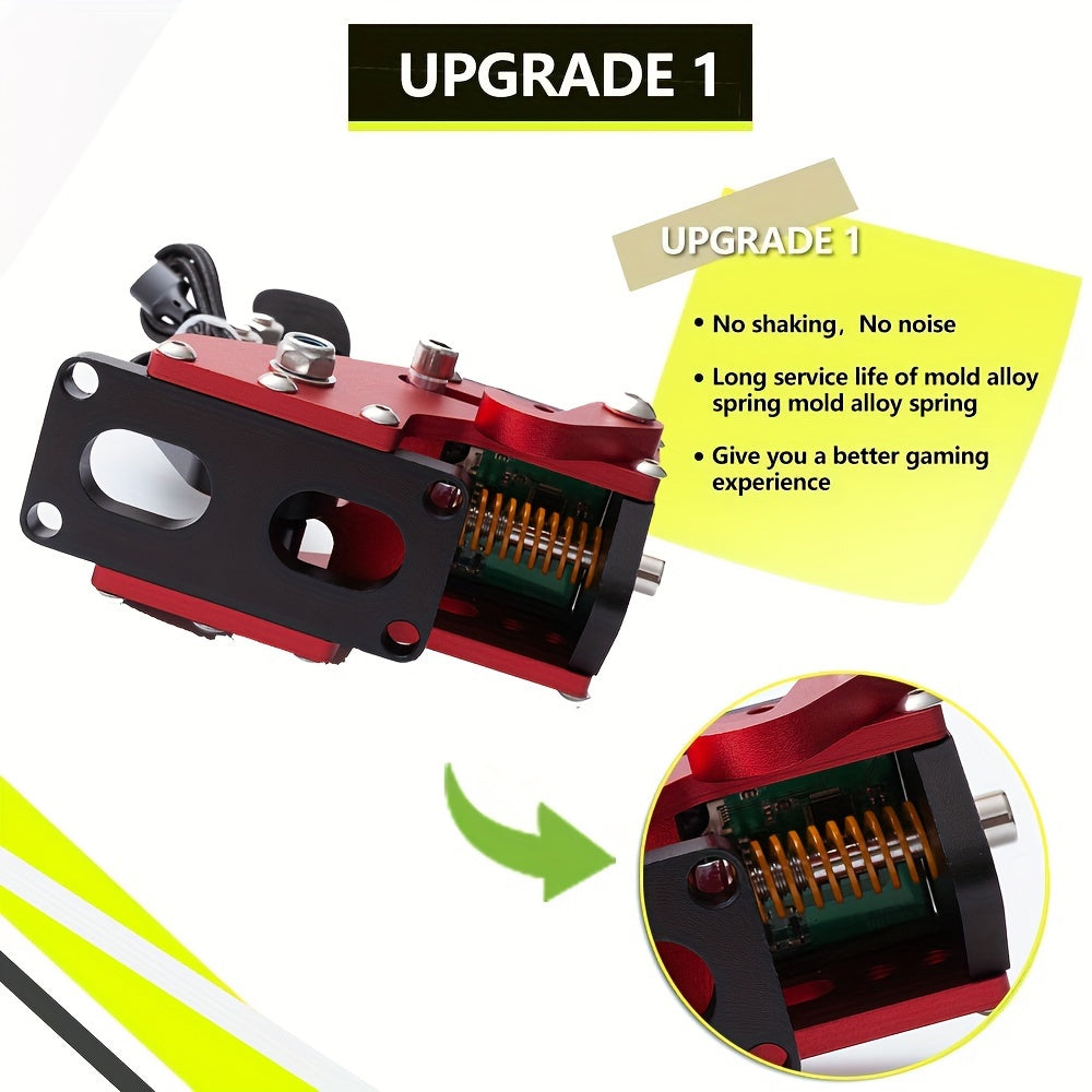 Racing Handbrake for PC USB Simulation Games with Hall Sensor Steel Construction Adjustable Height