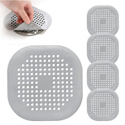 Juego de filtros de silicona para desagüe de fregadero y bañera, 1/3/5 piezas para cocina y baño