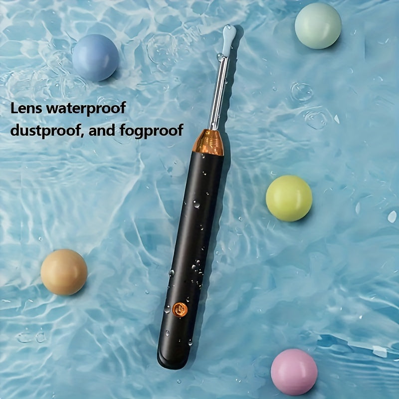 Ear Wax Removal Kit with Camera Light and 6 Ear Spoons, 8-Piece Ear Care Set