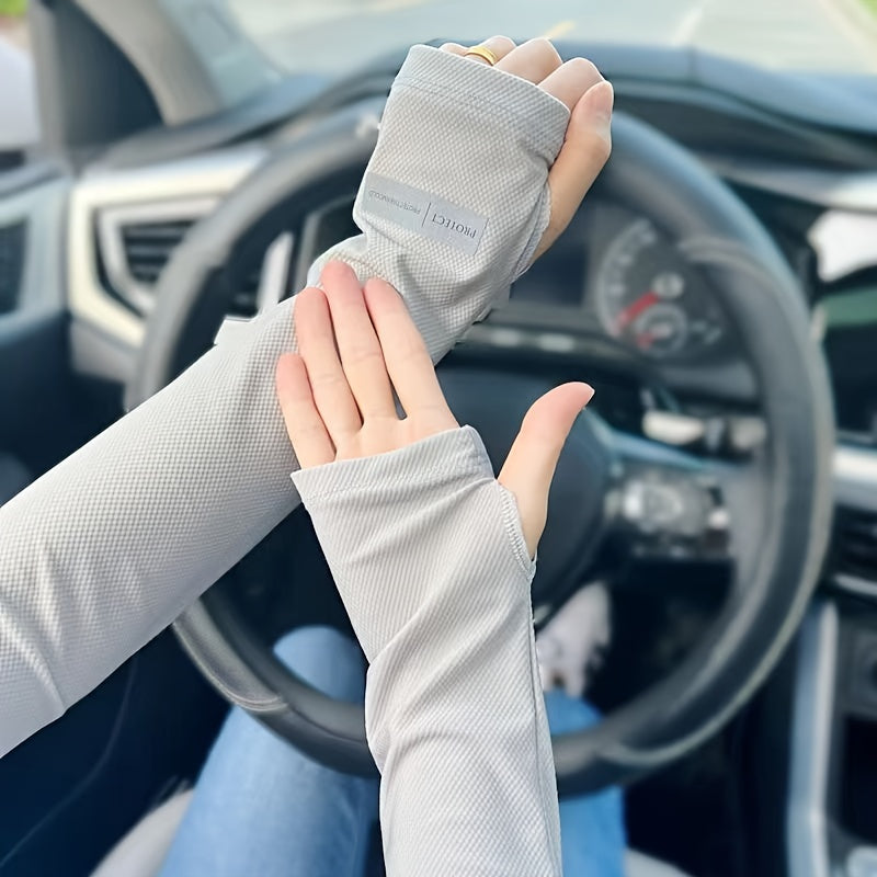 Erkaklar uchun Katta Hajmli Muzli Qo'llar UV Himoyasi yozgi ochiq havoda faoliyat uchun to'rtlik to'plam