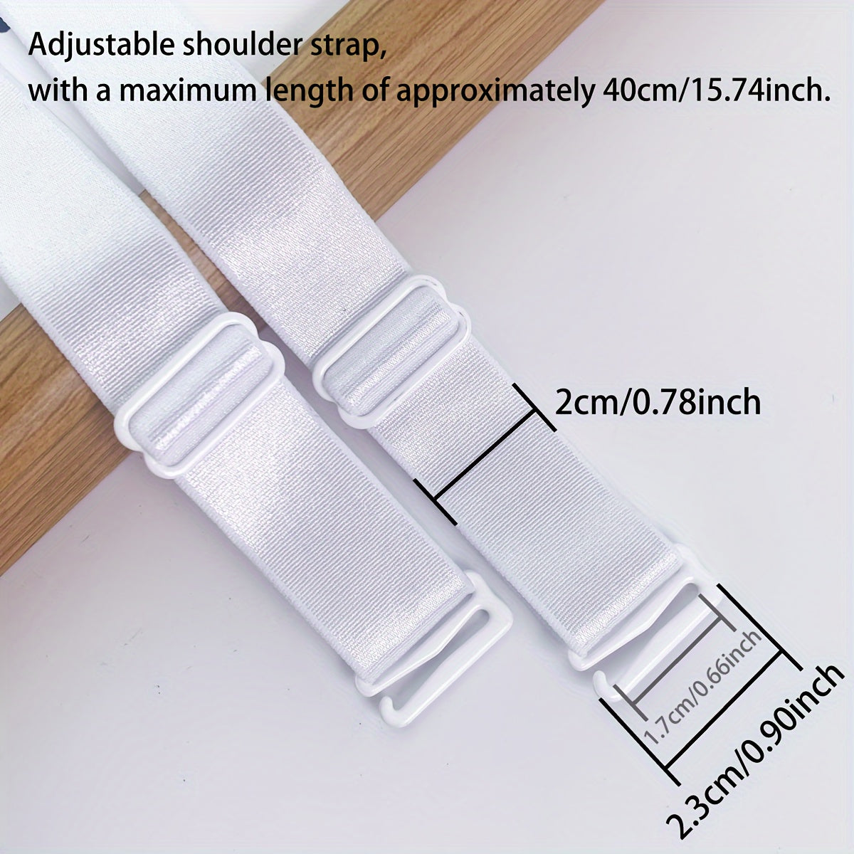 Women's Adjustable Non-Slip Shoulder Straps Set for Bras and Lingerie 3 Pieces