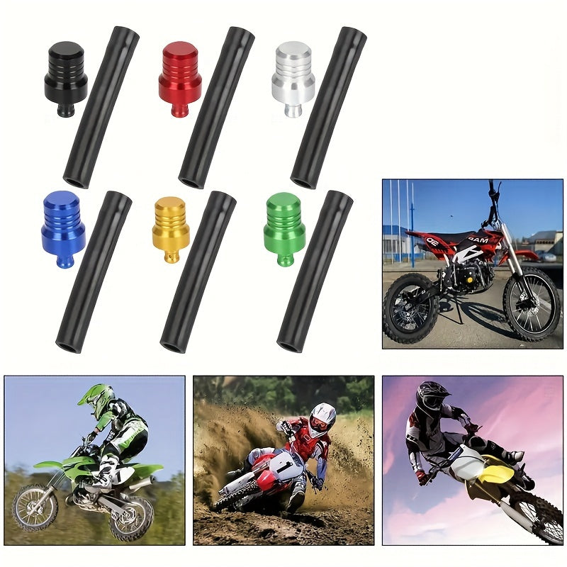 Motorcycle Fuel Cap Aluminum Alloy with Single-Way Vent for Off-Road Bikes