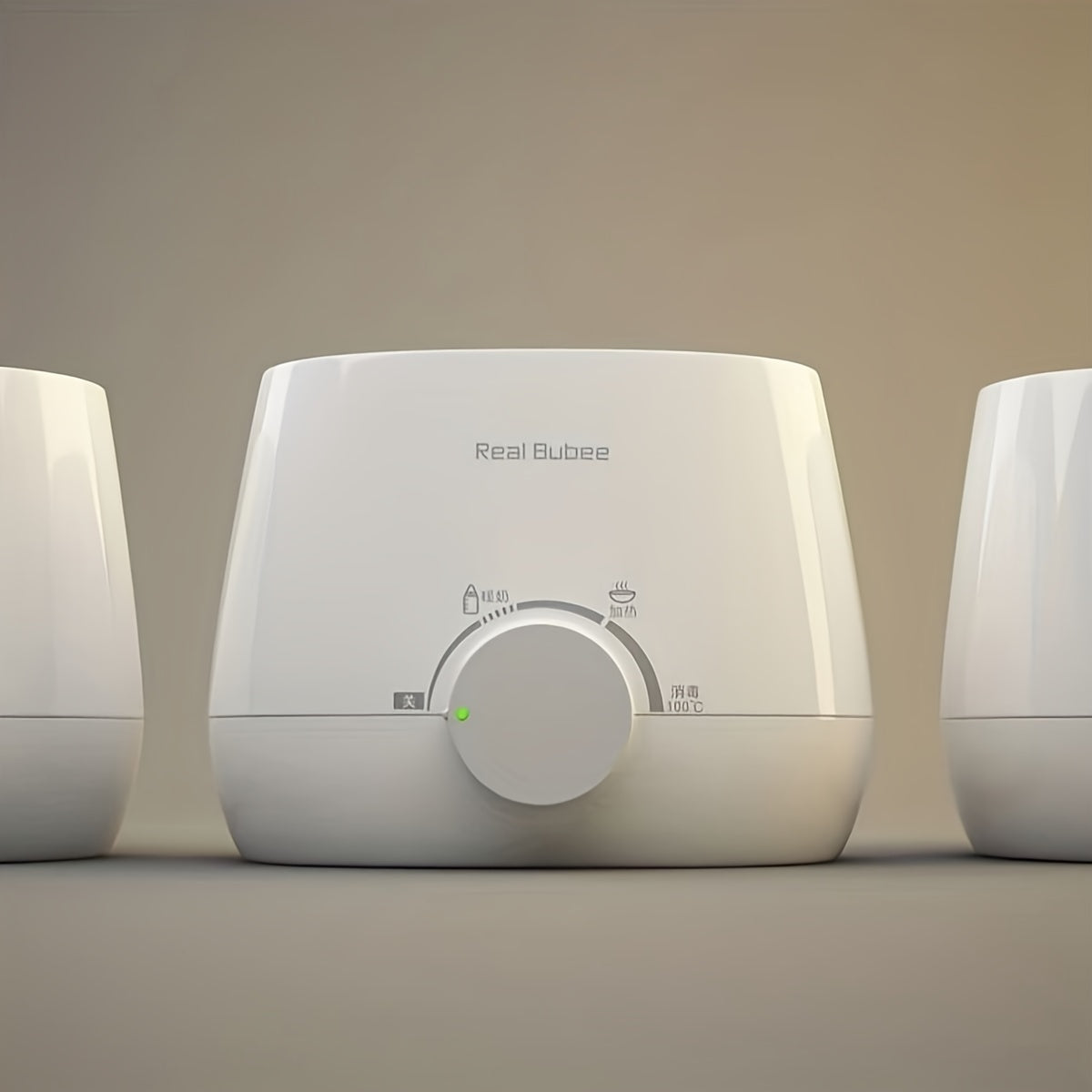 Double Bottle Warmer Sterilizer 220V Plastic No Battery Required